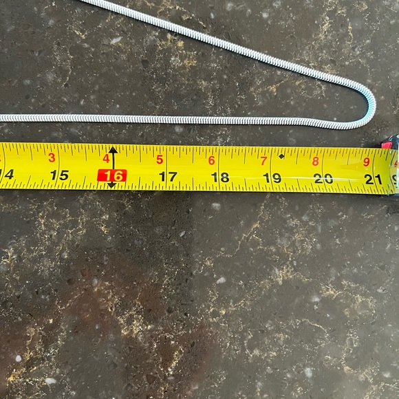 Vintage WHITE Chain Mail Crossbody Bag Clutch+FREE Hermes Shopping Bag - Picture 10 of 10